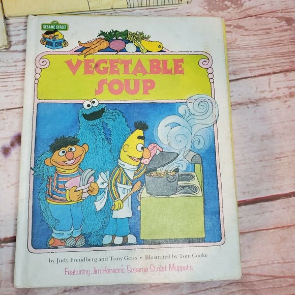 4 Vintage Sesame Street Book Club Jim Henson 1981 Golden Press Books - Picture 5 of 11